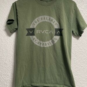 RVCA Army Green Graphic Tee